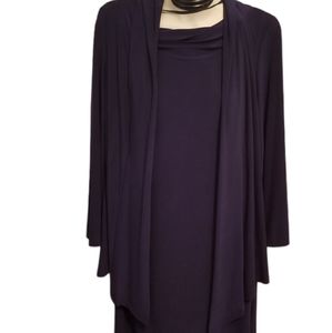 R&M Richard's Woman 2pc blue dress set sz 18W